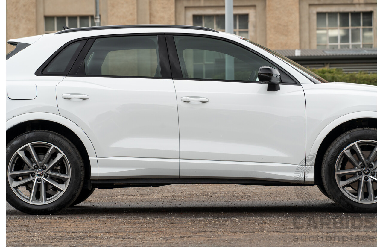 11/2022 Audi Q3 40 TFSI Quattro (AWD) F3 MY23 4d Wagon Glacier White Metallic Turbo 2.0L