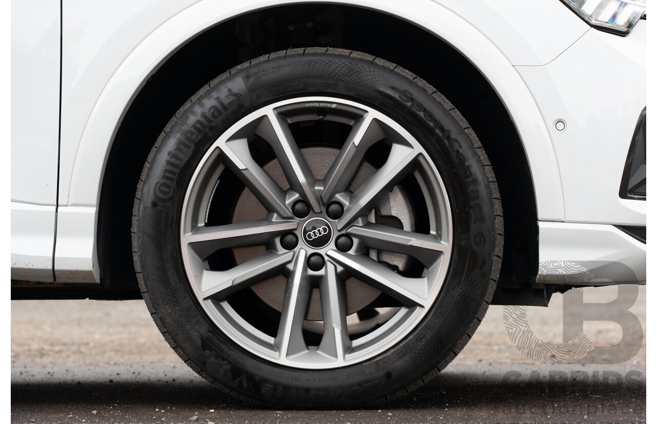 11/2022 Audi Q3 40 TFSI Quattro (AWD) F3 MY23 4d Wagon Glacier White Metallic Turbo 2.0L