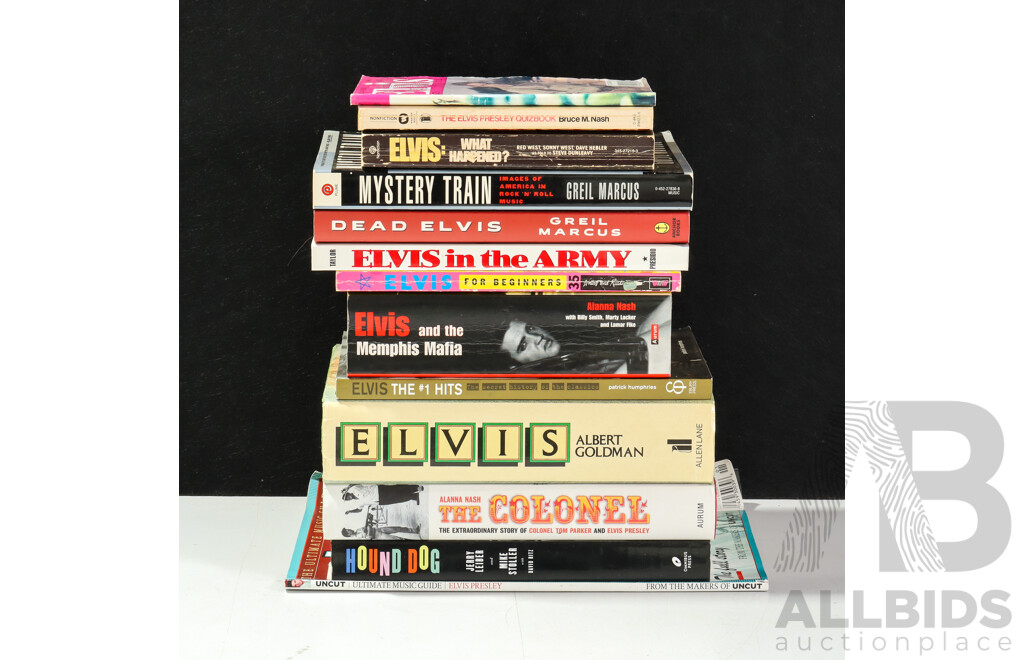 Collection Books and Magazines Regarding Elvis Presley