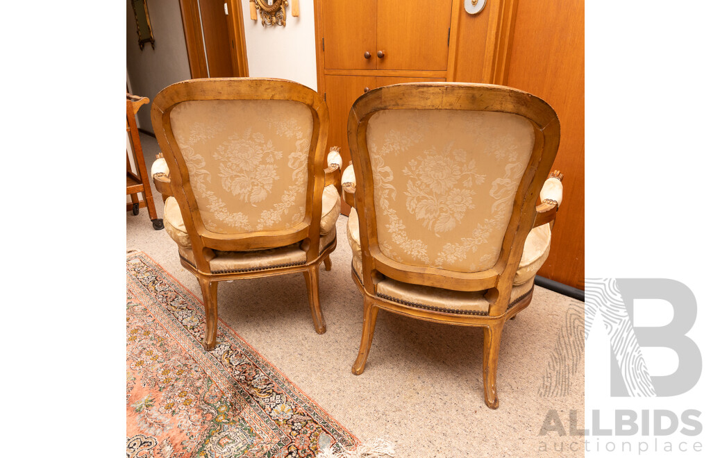 Pair of Louis XVI Style Carvers