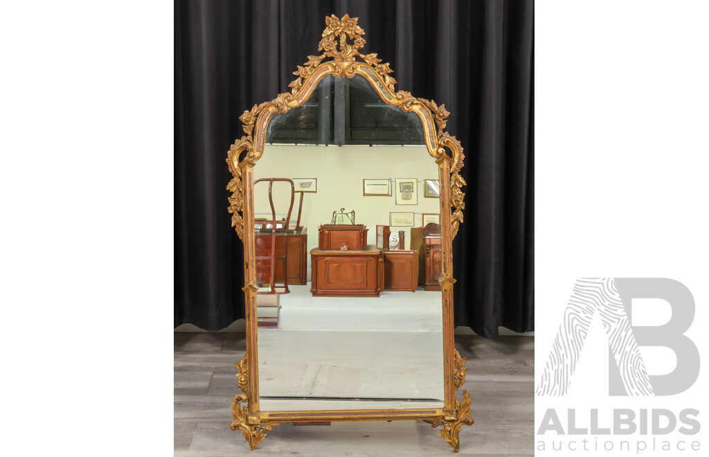 Louis XV Style Gilt Framed Mirror