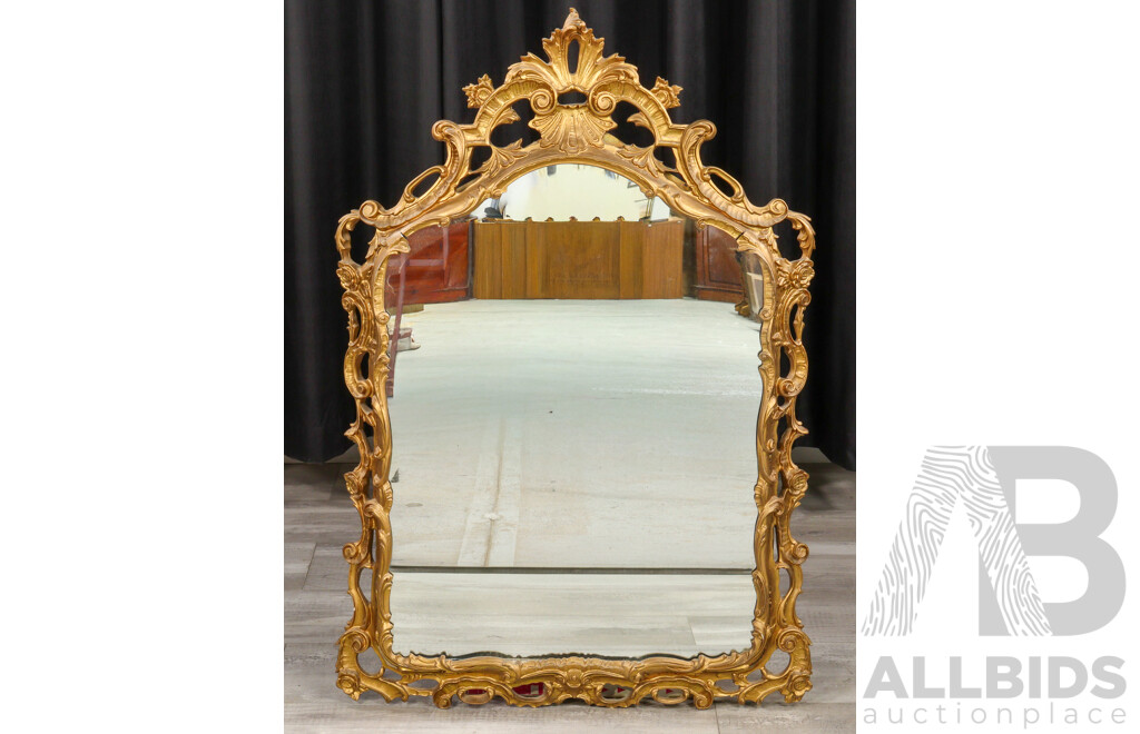 Louis XV Style Gilt Framed Mirror