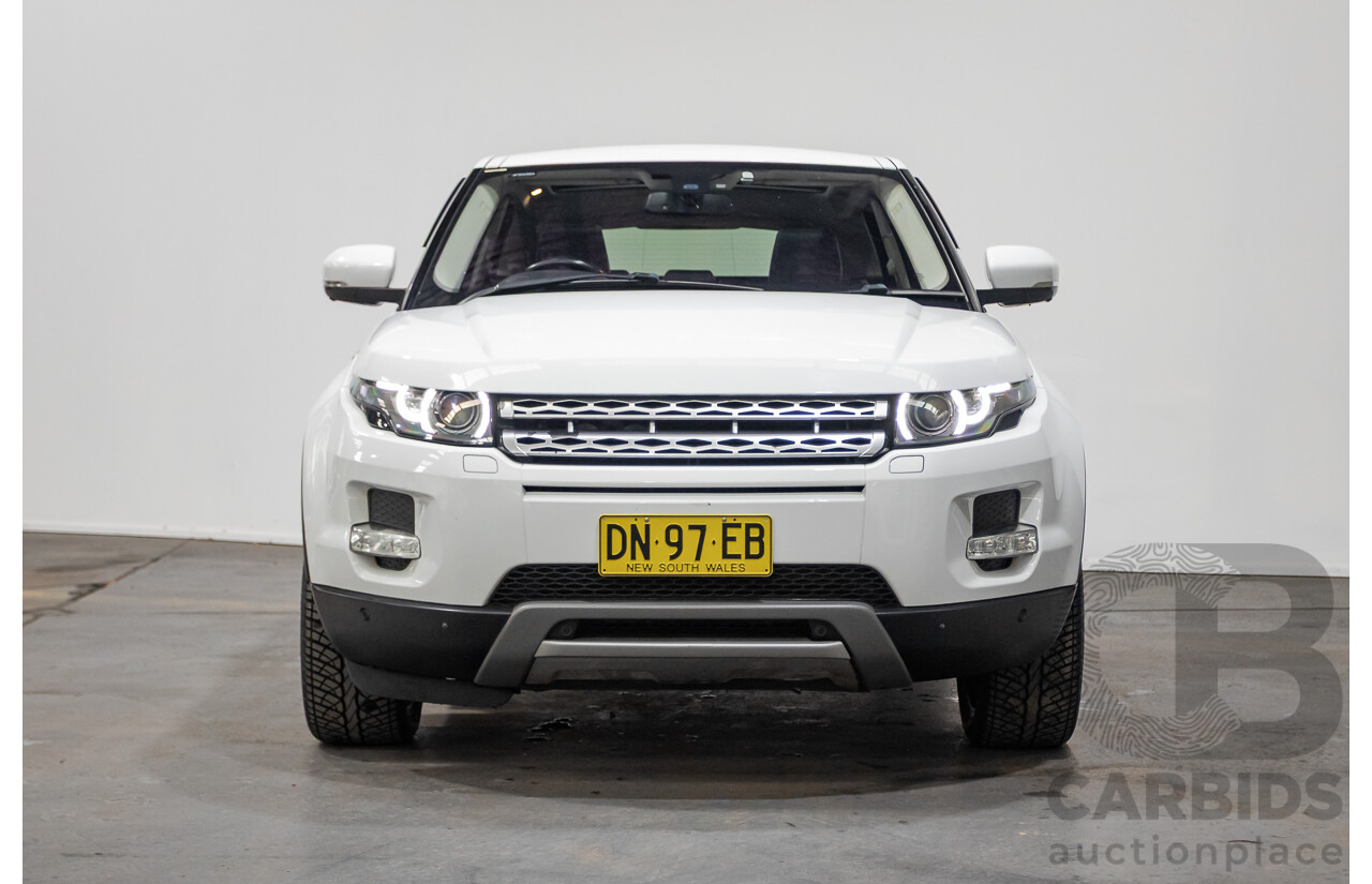 10/2012 Range Rover Evoque SD4 Prestige (AWD) LV 5d Wagon Fuji White Turbo Diesel 2.2L