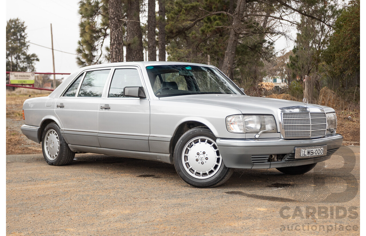 3/1989 Mercedes Benz 420 SEL W126 4d Sedan Astral Silver V8 4.2L