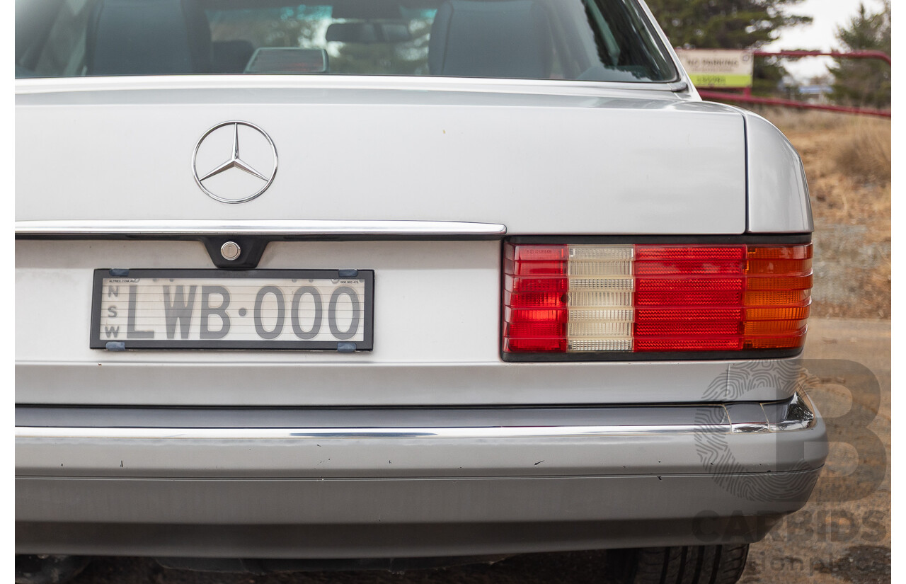 3/1989 Mercedes Benz 420 SEL W126 4d Sedan Astral Silver V8 4.2L