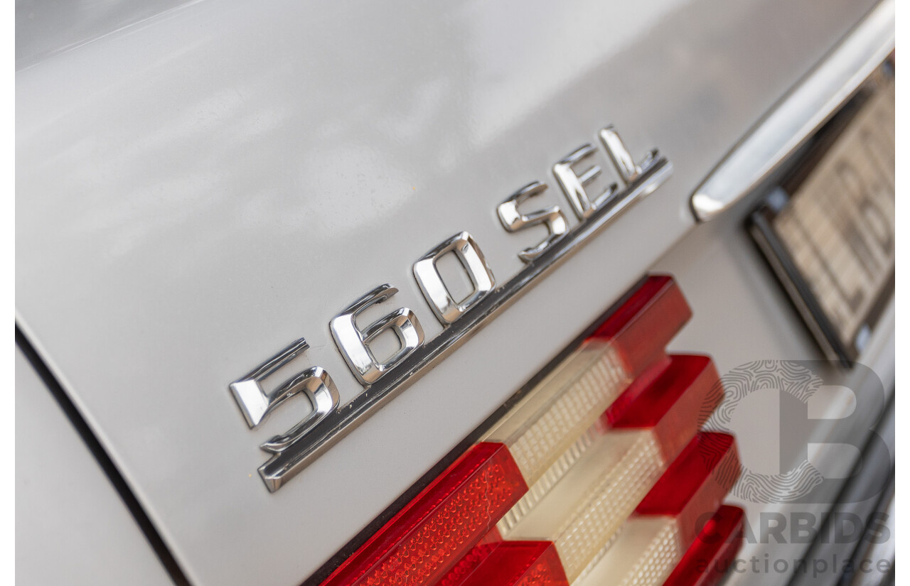 3/1989 Mercedes Benz 420 SEL W126 4d Sedan Astral Silver V8 4.2L