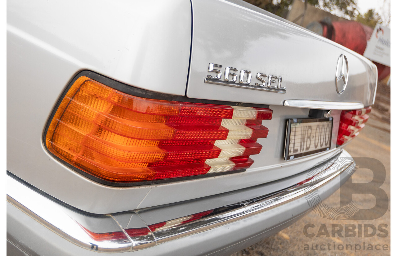 3/1989 Mercedes Benz 420 SEL W126 4d Sedan Astral Silver V8 4.2L