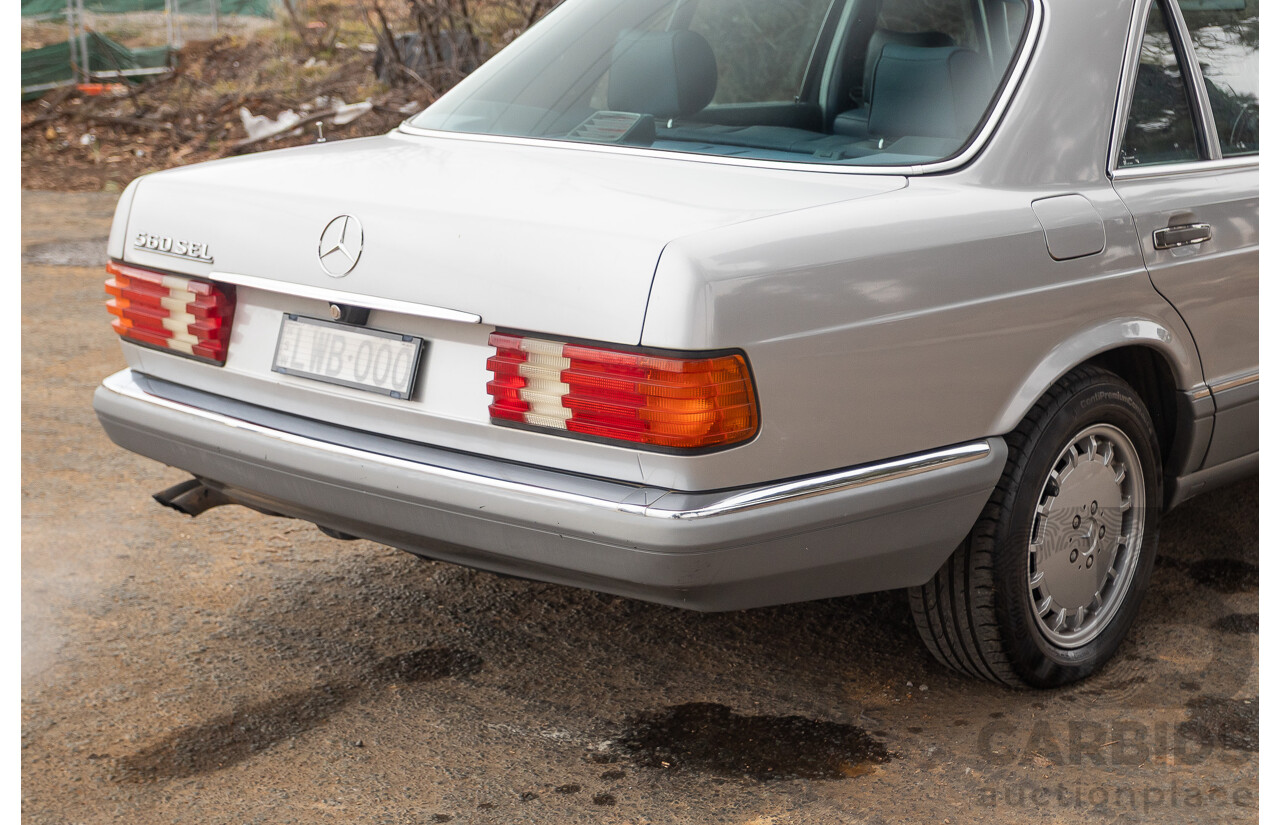 3/1989 Mercedes Benz 420 SEL W126 4d Sedan Astral Silver V8 4.2L