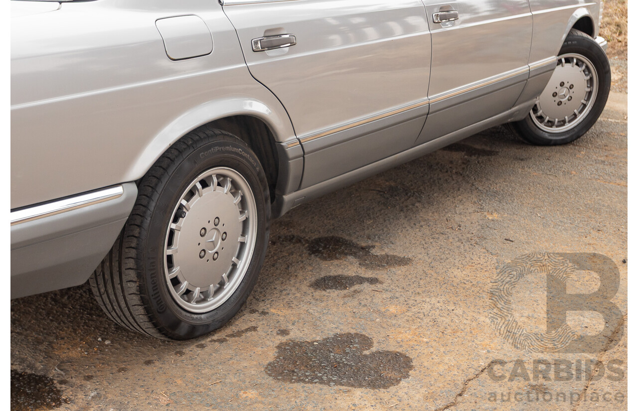 3/1989 Mercedes Benz 420 SEL W126 4d Sedan Astral Silver V8 4.2L