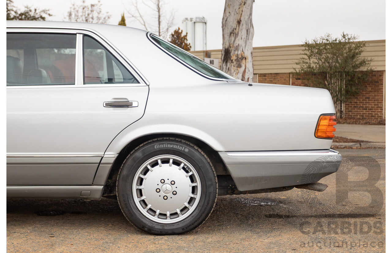 3/1989 Mercedes Benz 420 SEL W126 4d Sedan Astral Silver V8 4.2L