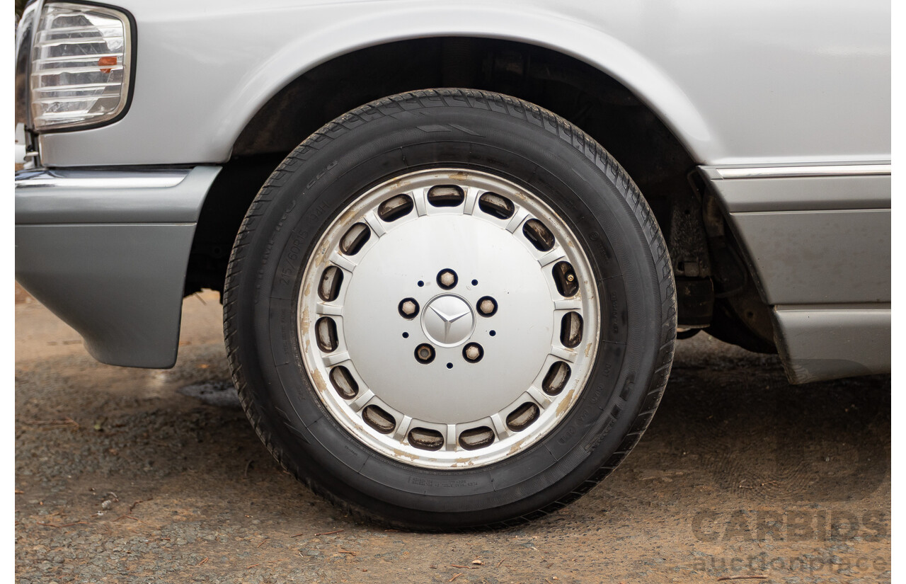 3/1989 Mercedes Benz 420 SEL W126 4d Sedan Astral Silver V8 4.2L