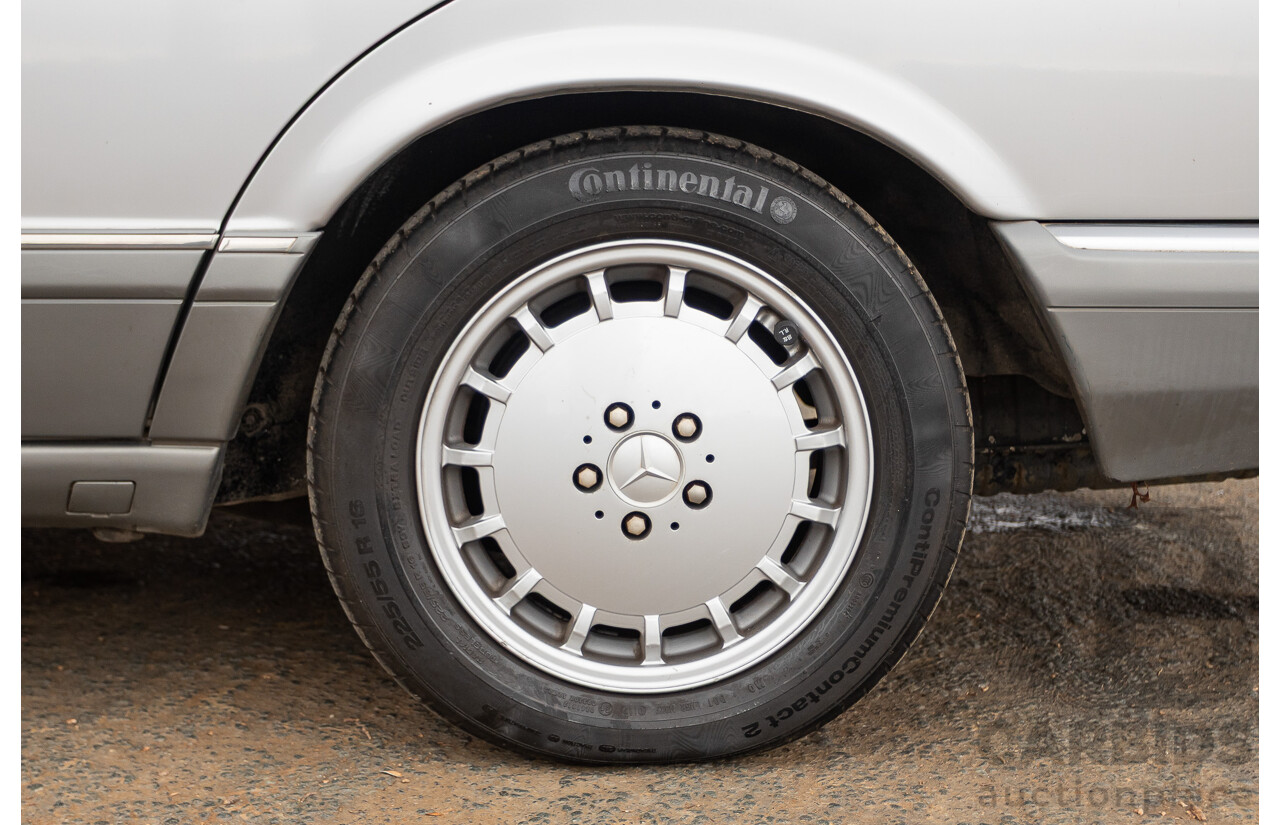 3/1989 Mercedes Benz 420 SEL W126 4d Sedan Astral Silver V8 4.2L