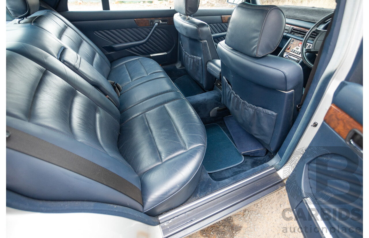 3/1989 Mercedes Benz 420 SEL W126 4d Sedan Astral Silver V8 4.2L