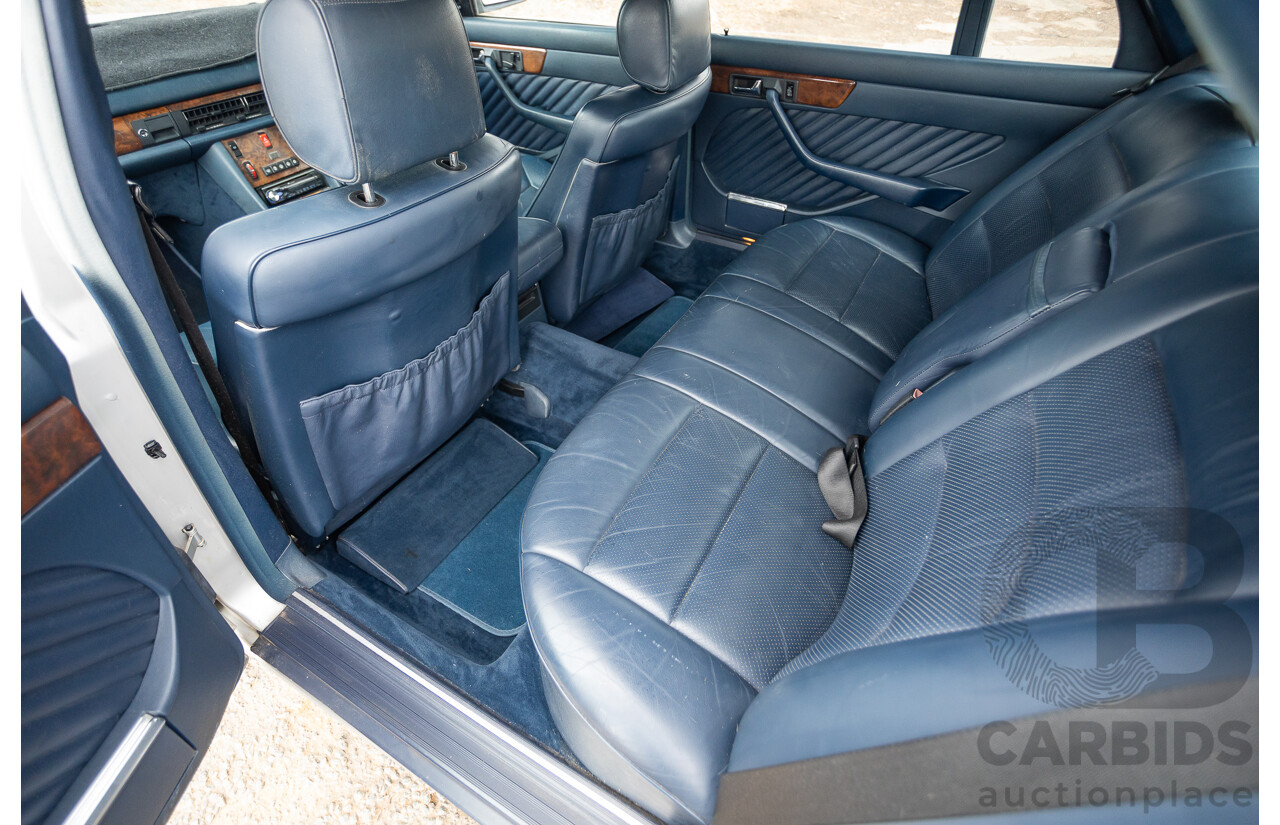 3/1989 Mercedes Benz 420 SEL W126 4d Sedan Astral Silver V8 4.2L