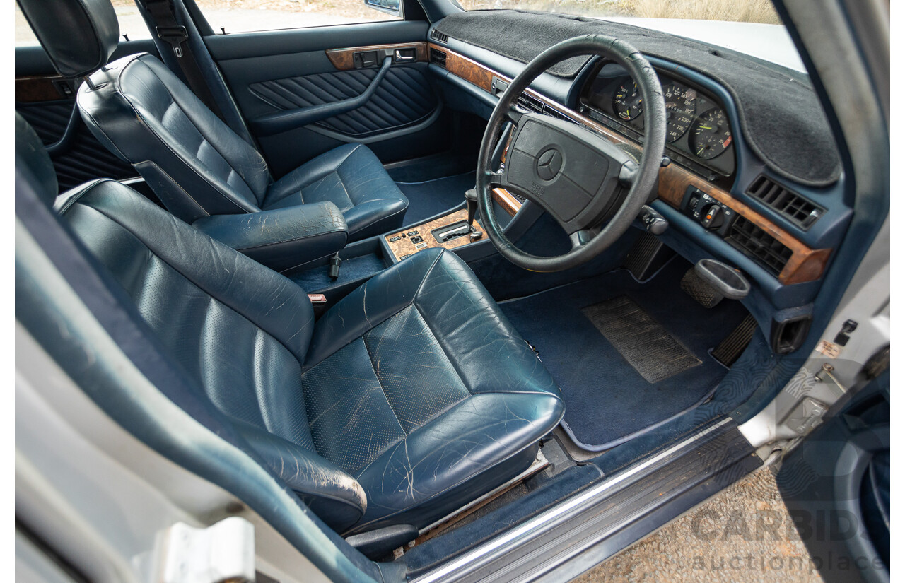 3/1989 Mercedes Benz 420 SEL W126 4d Sedan Astral Silver V8 4.2L