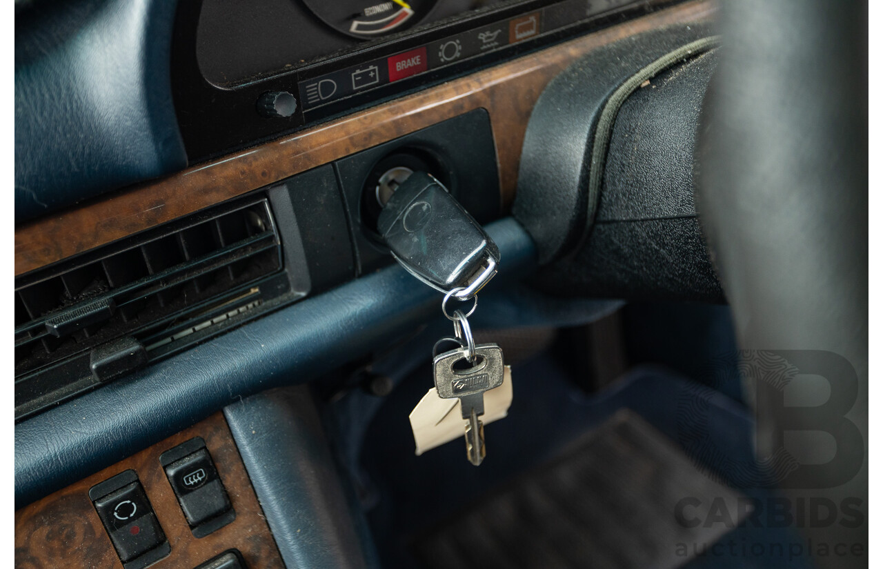 3/1989 Mercedes Benz 420 SEL W126 4d Sedan Astral Silver V8 4.2L