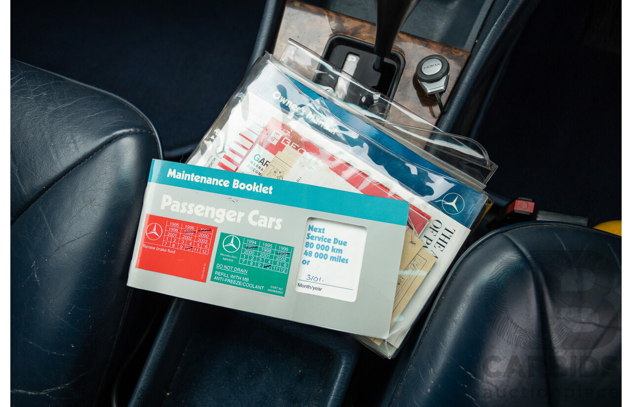 3/1989 Mercedes Benz 420 SEL W126 4d Sedan Astral Silver V8 4.2L