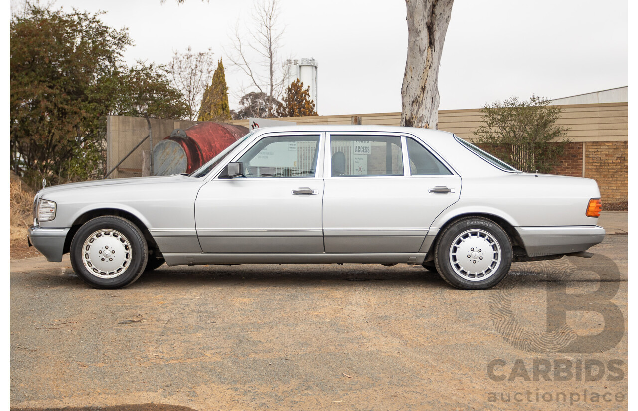 3/1989 Mercedes Benz 420 SEL W126 4d Sedan Astral Silver V8 4.2L