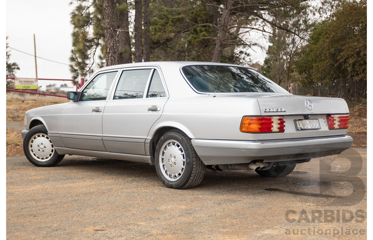 3/1989 Mercedes Benz 420 SEL W126 4d Sedan Astral Silver V8 4.2L