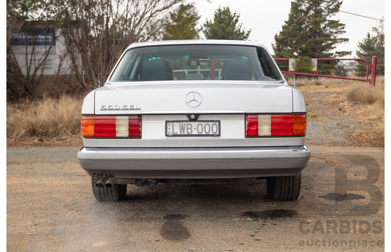 3/1989 Mercedes Benz 420 SEL W126 4d Sedan Astral Silver V8 4.2L