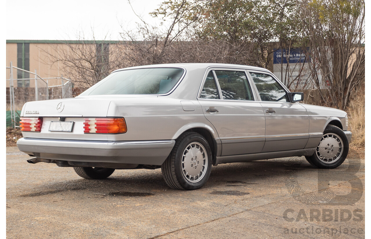 3/1989 Mercedes Benz 420 SEL W126 4d Sedan Astral Silver V8 4.2L