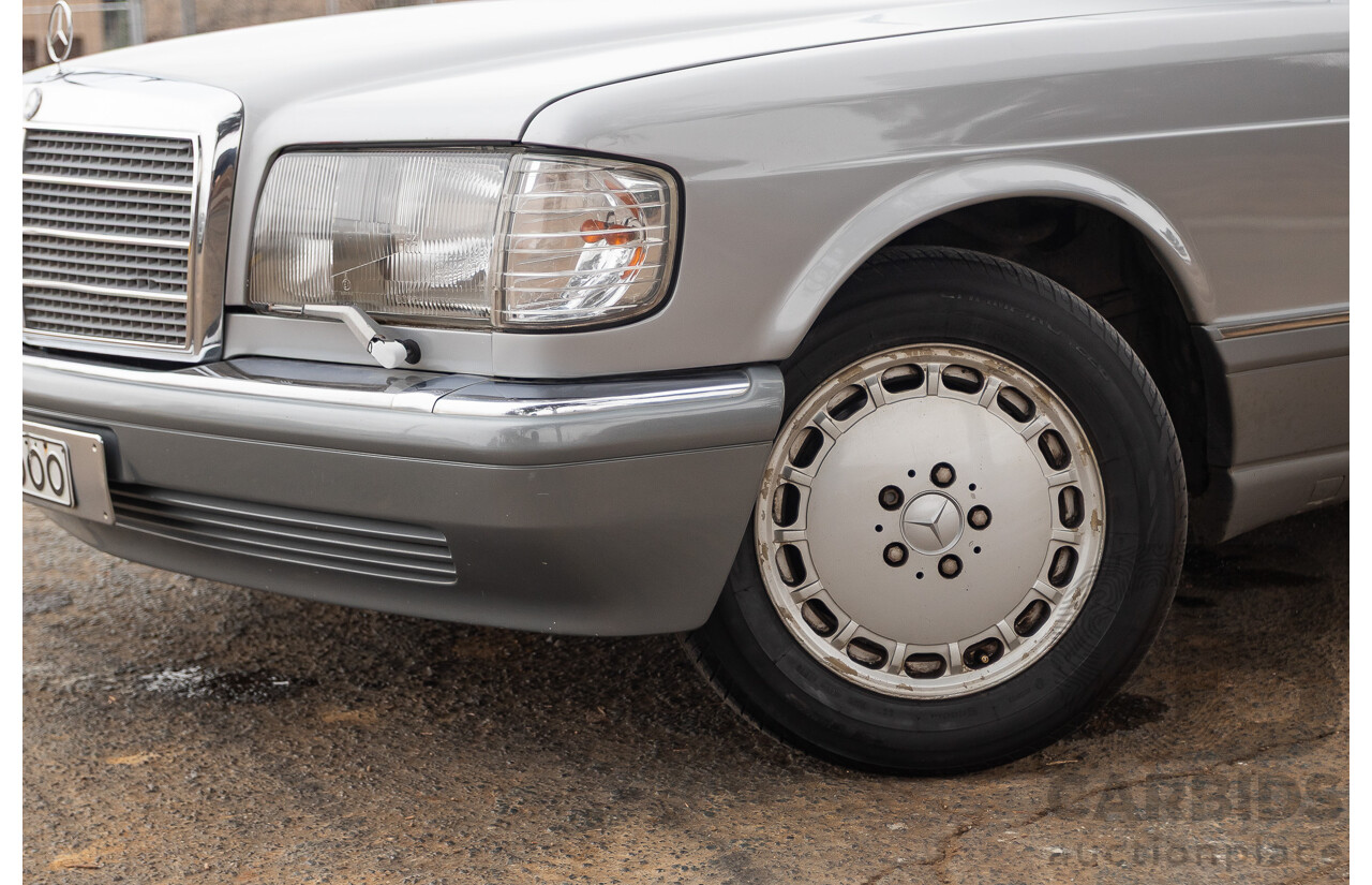 3/1989 Mercedes Benz 420 SEL W126 4d Sedan Astral Silver V8 4.2L