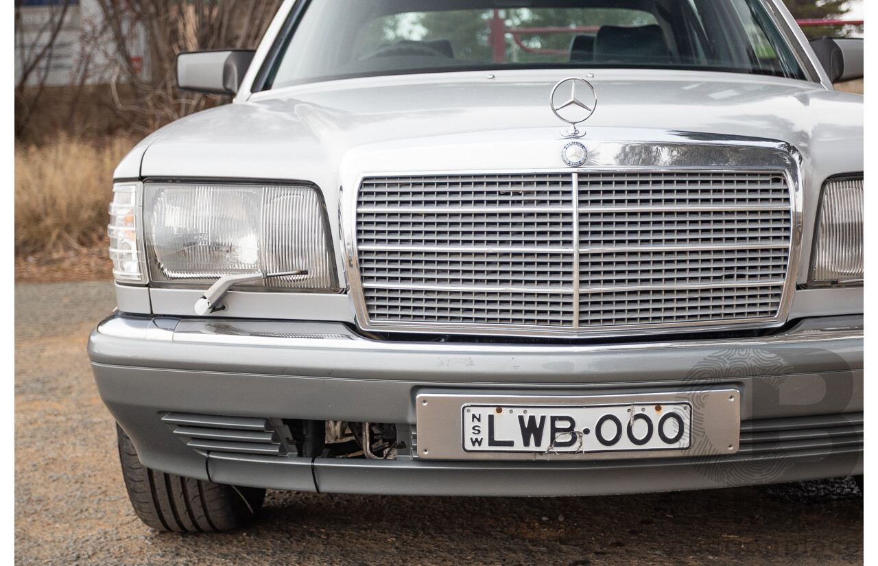 3/1989 Mercedes Benz 420 SEL W126 4d Sedan Astral Silver V8 4.2L