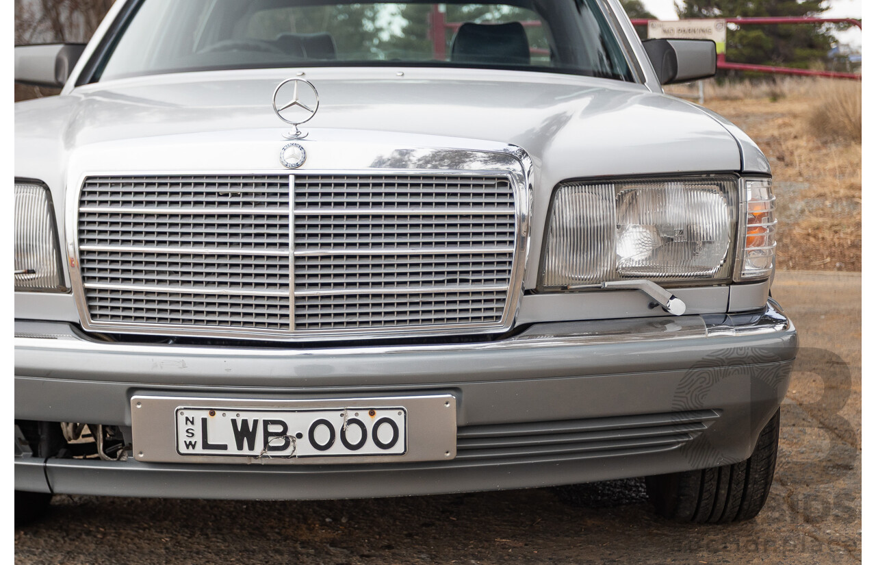 3/1989 Mercedes Benz 420 SEL W126 4d Sedan Astral Silver V8 4.2L