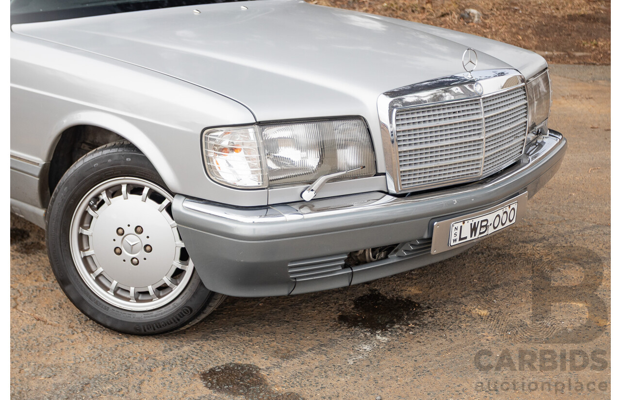3/1989 Mercedes Benz 420 SEL W126 4d Sedan Astral Silver V8 4.2L