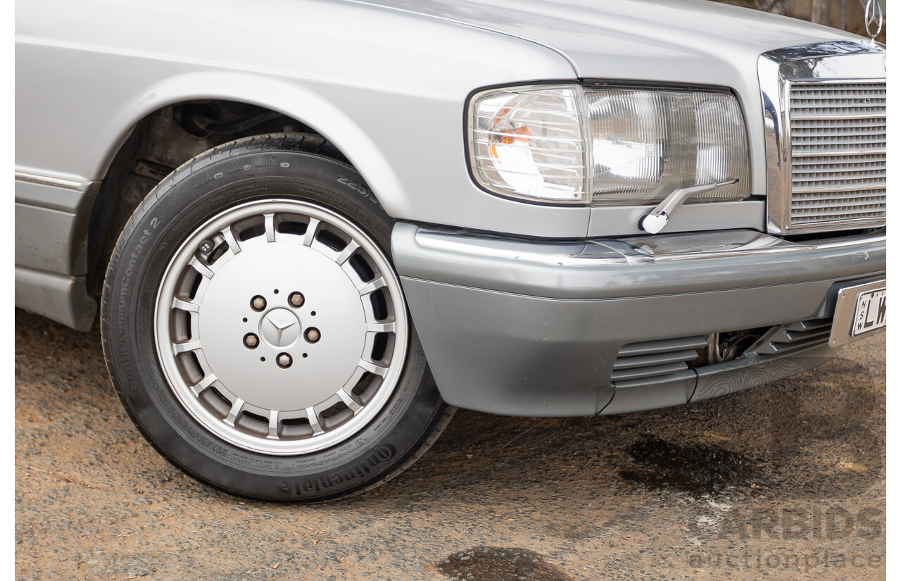 3/1989 Mercedes Benz 420 SEL W126 4d Sedan Astral Silver V8 4.2L