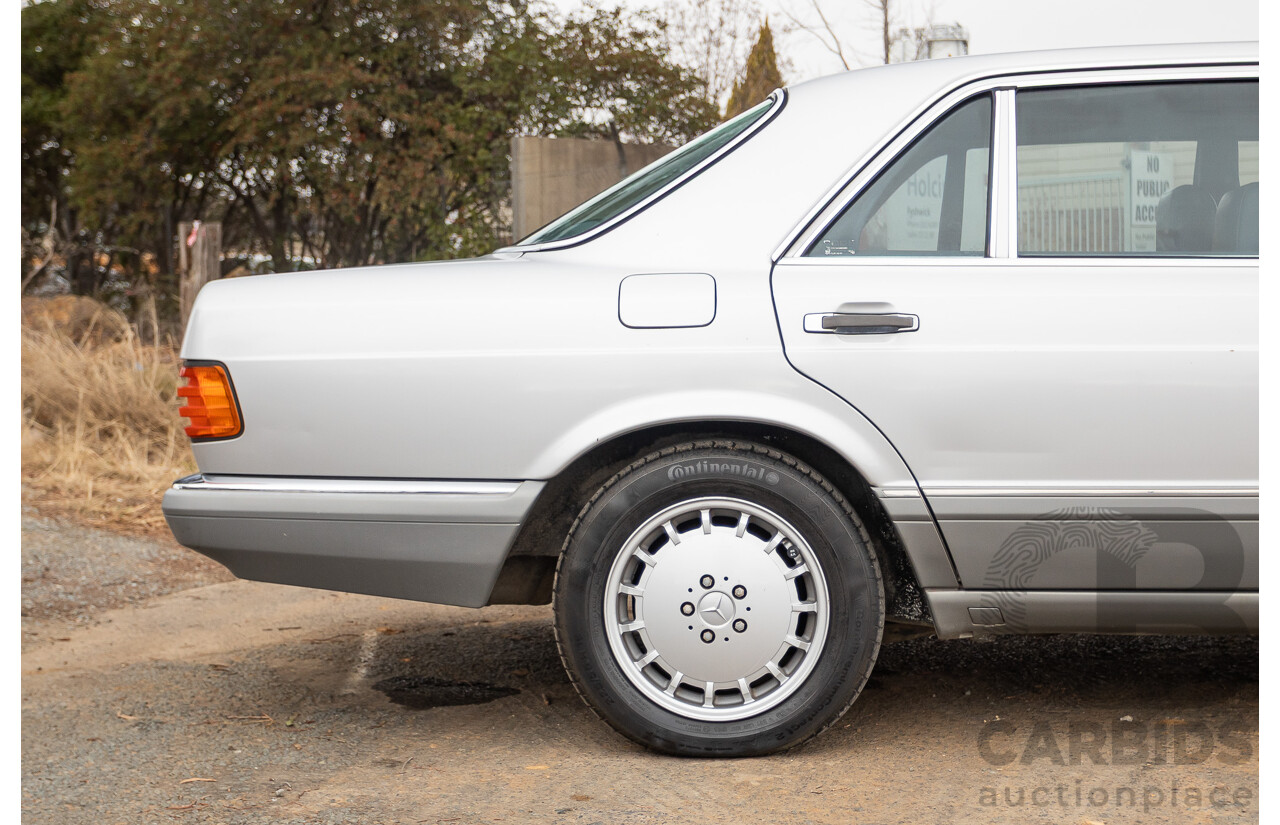 3/1989 Mercedes Benz 420 SEL W126 4d Sedan Astral Silver V8 4.2L