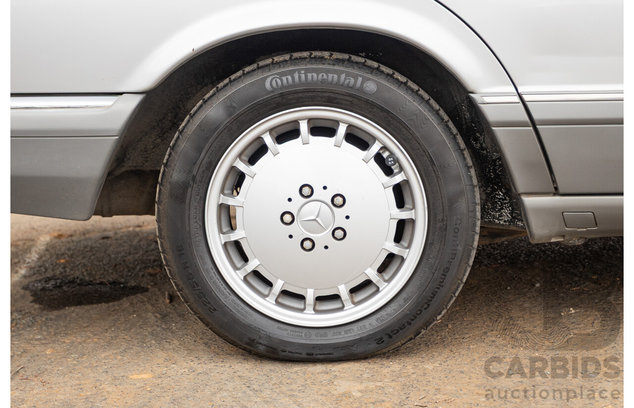 3/1989 Mercedes Benz 420 SEL W126 4d Sedan Astral Silver V8 4.2L