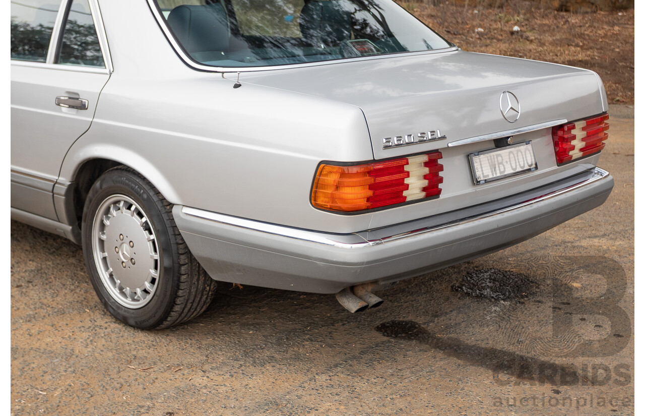 3/1989 Mercedes Benz 420 SEL W126 4d Sedan Astral Silver V8 4.2L