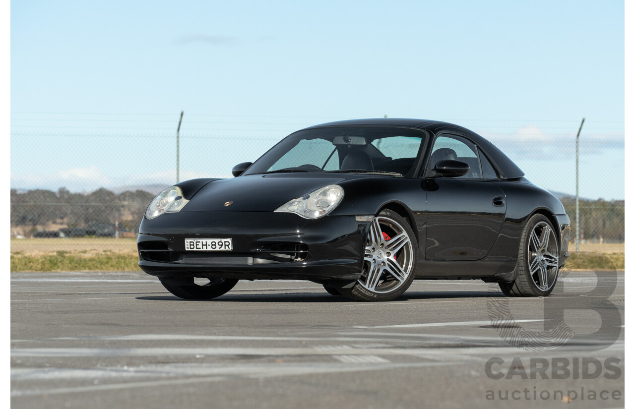 2/2003 Porsche 911 Carrera 996 2d Cabriolet Black 3.6L