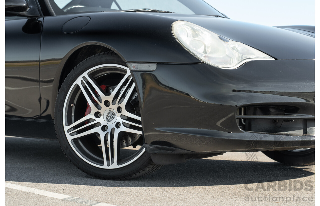 2/2003 Porsche 911 Carrera 996 2d Cabriolet Black 3.6L