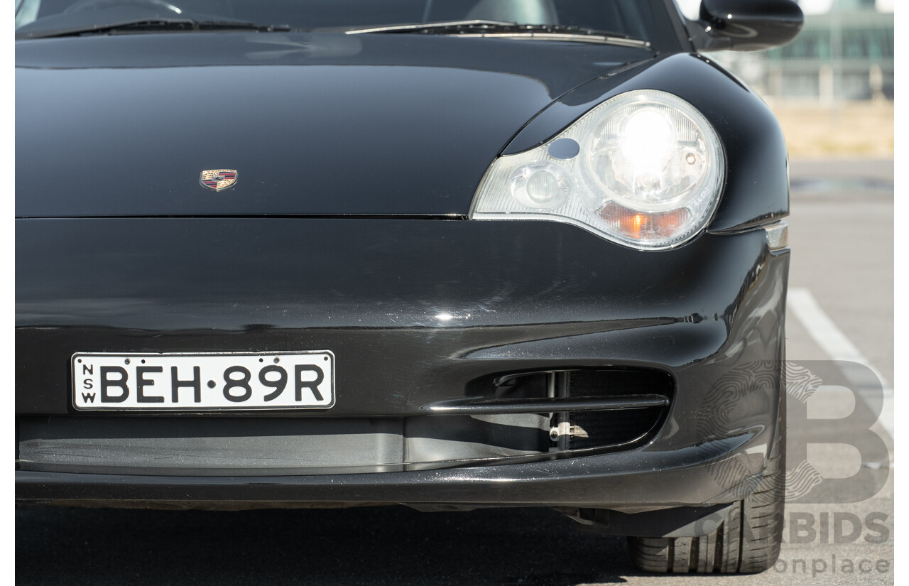2/2003 Porsche 911 Carrera 996 2d Cabriolet Black 3.6L