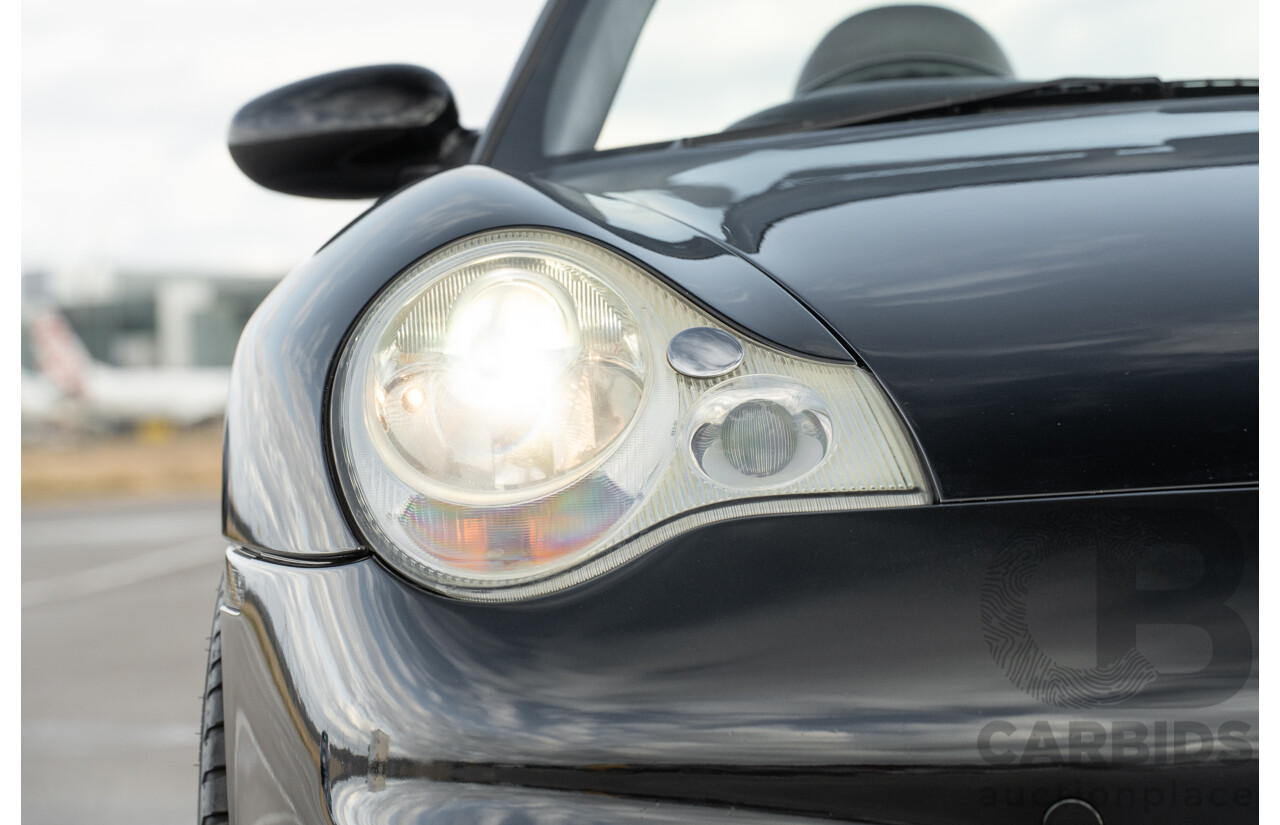 2/2003 Porsche 911 Carrera 996 2d Cabriolet Black 3.6L