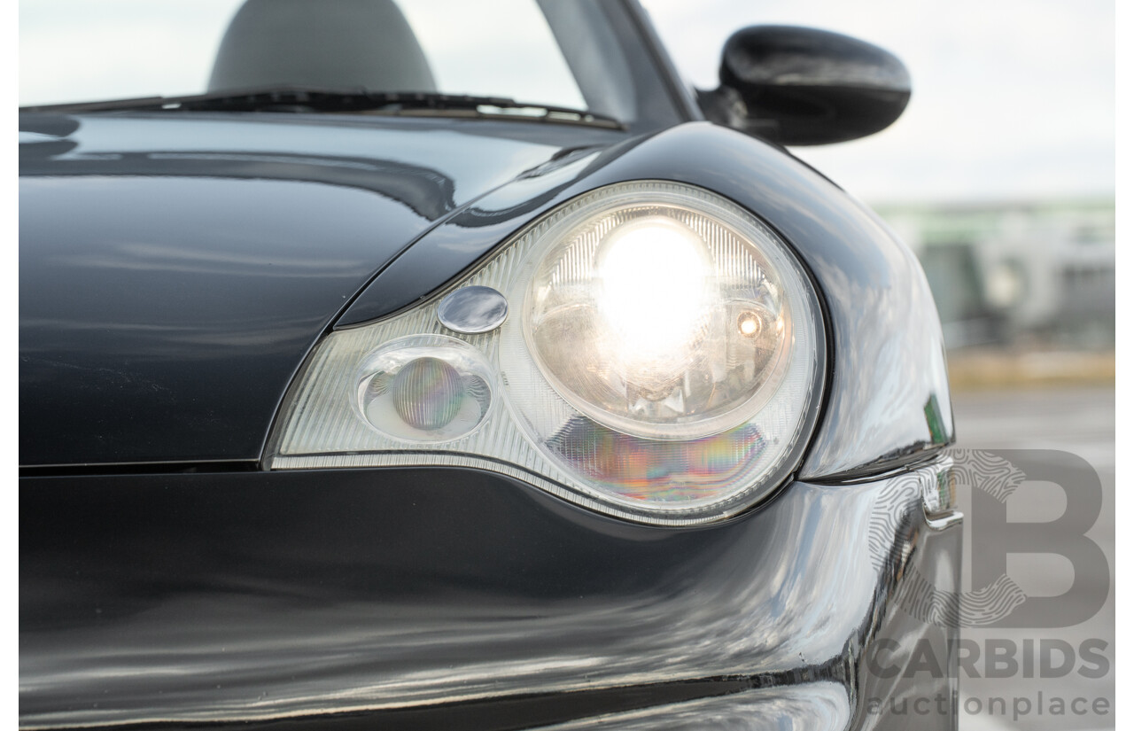 2/2003 Porsche 911 Carrera 996 2d Cabriolet Black 3.6L