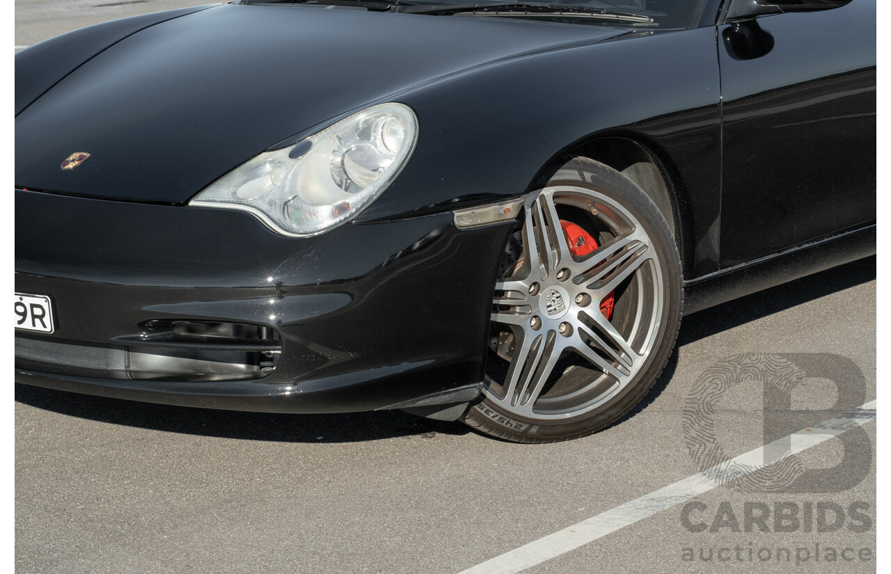 2/2003 Porsche 911 Carrera 996 2d Cabriolet Black 3.6L