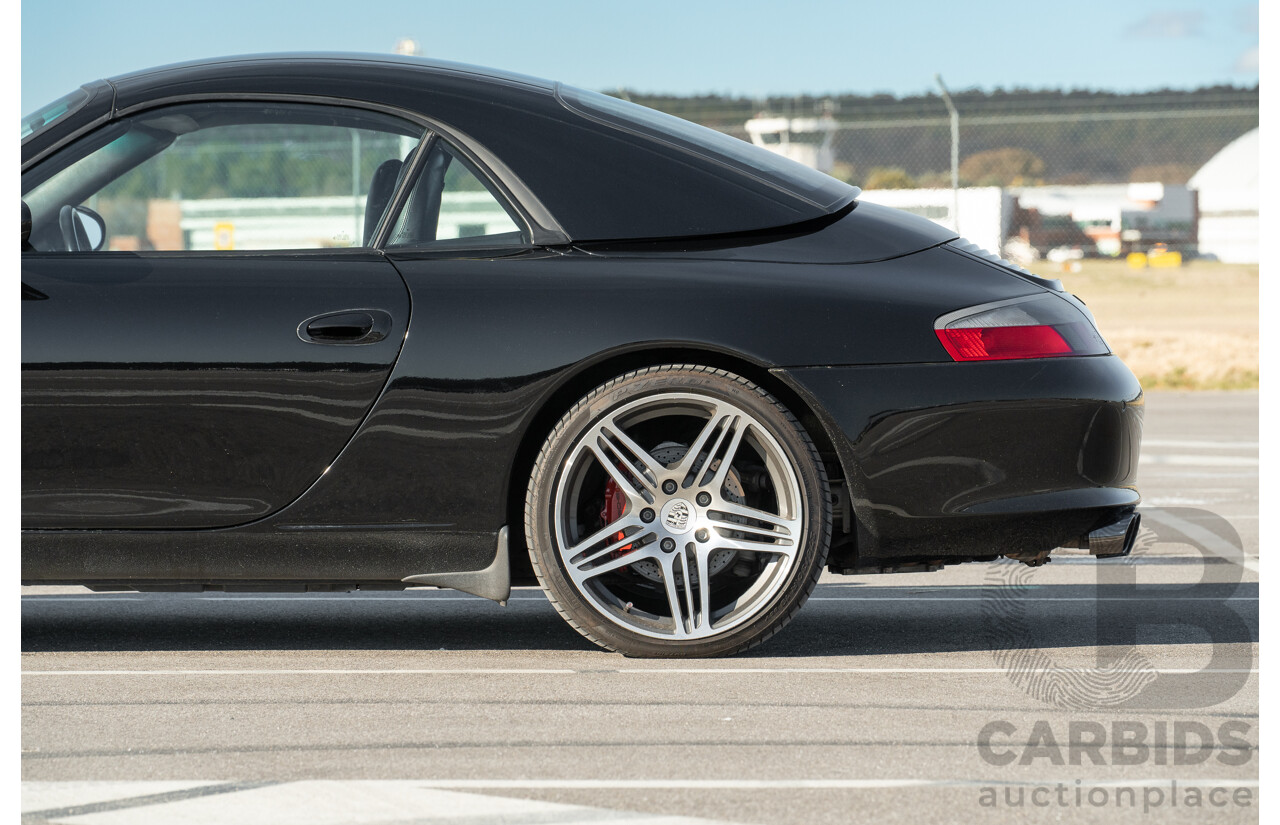 2/2003 Porsche 911 Carrera 996 2d Cabriolet Black 3.6L