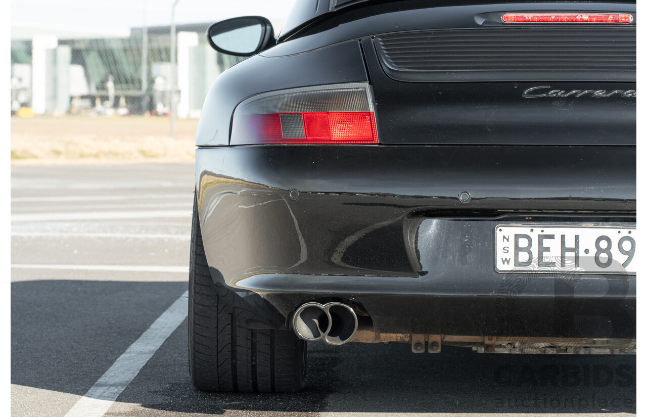 2/2003 Porsche 911 Carrera 996 2d Cabriolet Black 3.6L