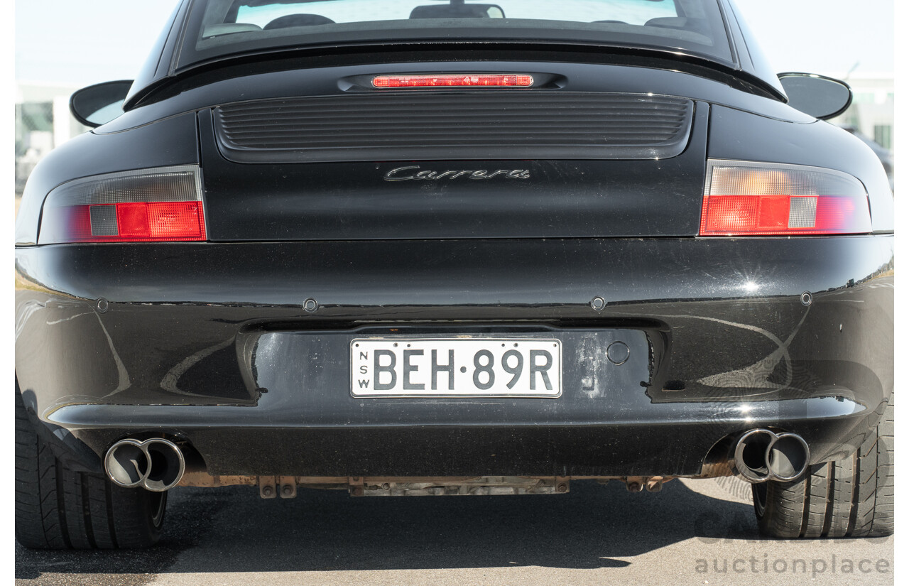 2/2003 Porsche 911 Carrera 996 2d Cabriolet Black 3.6L
