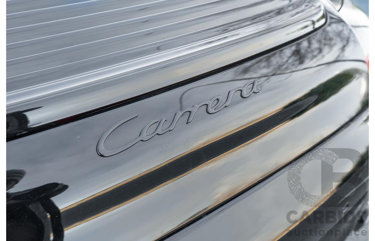2/2003 Porsche 911 Carrera 996 2d Cabriolet Black 3.6L