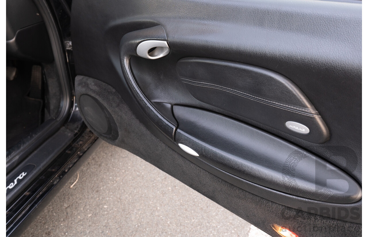 2/2003 Porsche 911 Carrera 996 2d Cabriolet Black 3.6L