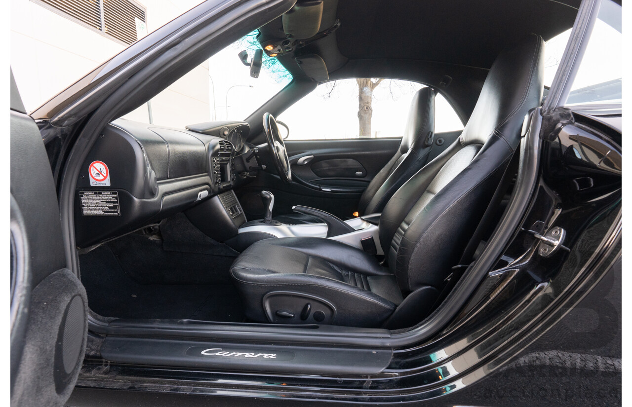 2/2003 Porsche 911 Carrera 996 2d Cabriolet Black 3.6L