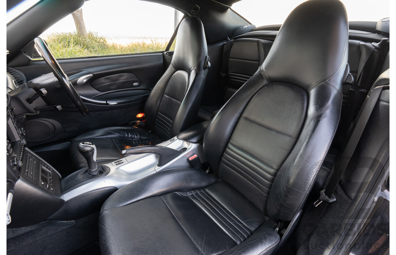 2/2003 Porsche 911 Carrera 996 2d Cabriolet Black 3.6L