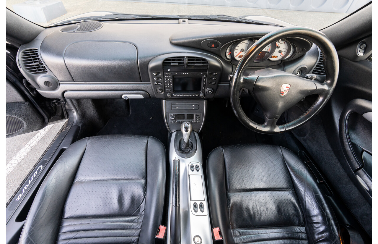 2/2003 Porsche 911 Carrera 996 2d Cabriolet Black 3.6L