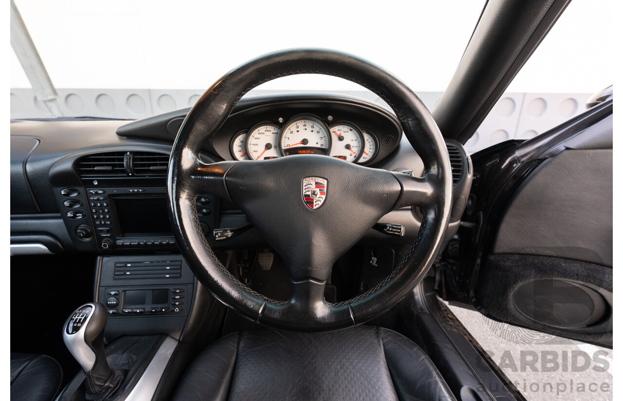 2/2003 Porsche 911 Carrera 996 2d Cabriolet Black 3.6L