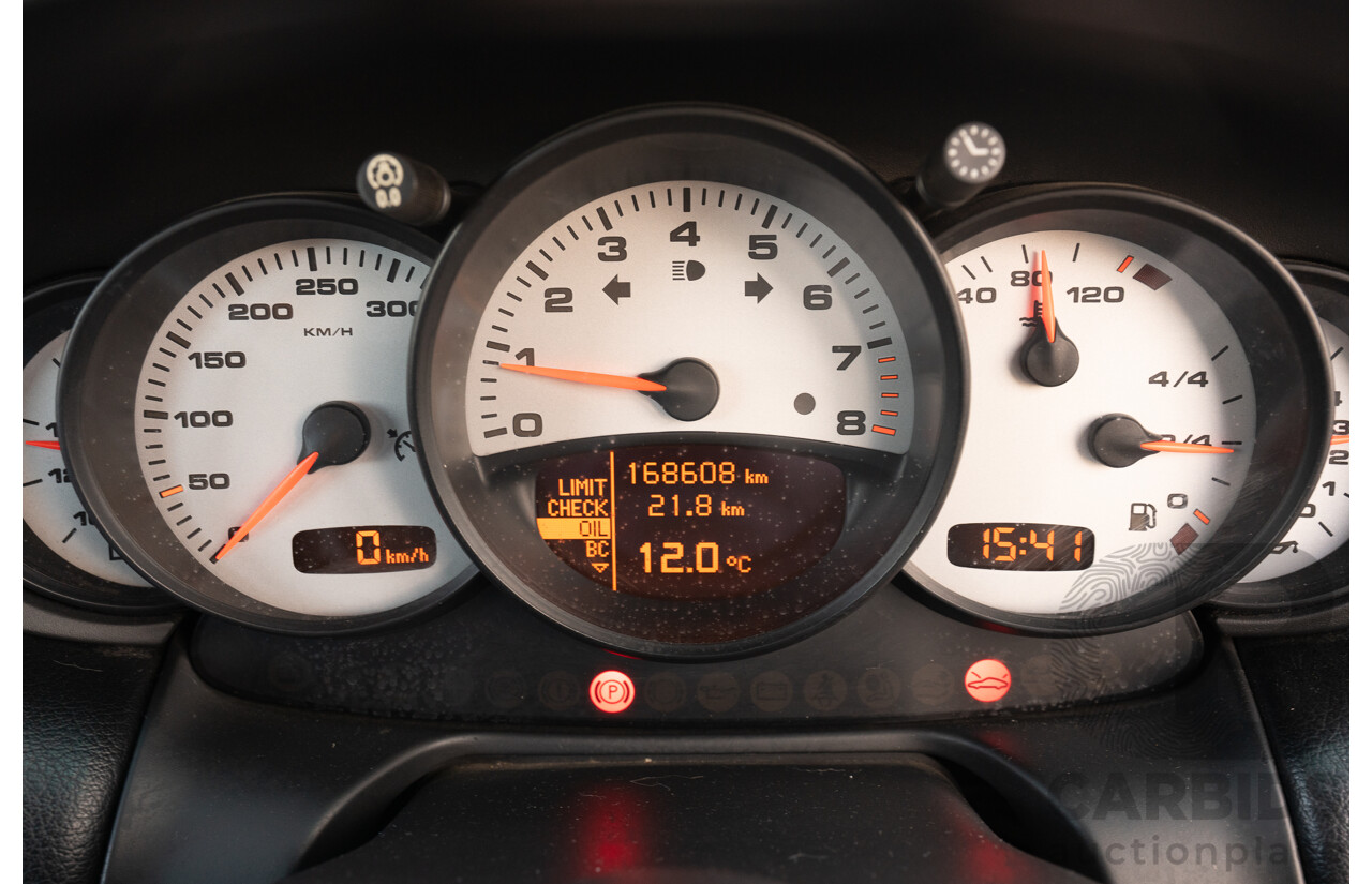 2/2003 Porsche 911 Carrera 996 2d Cabriolet Black 3.6L