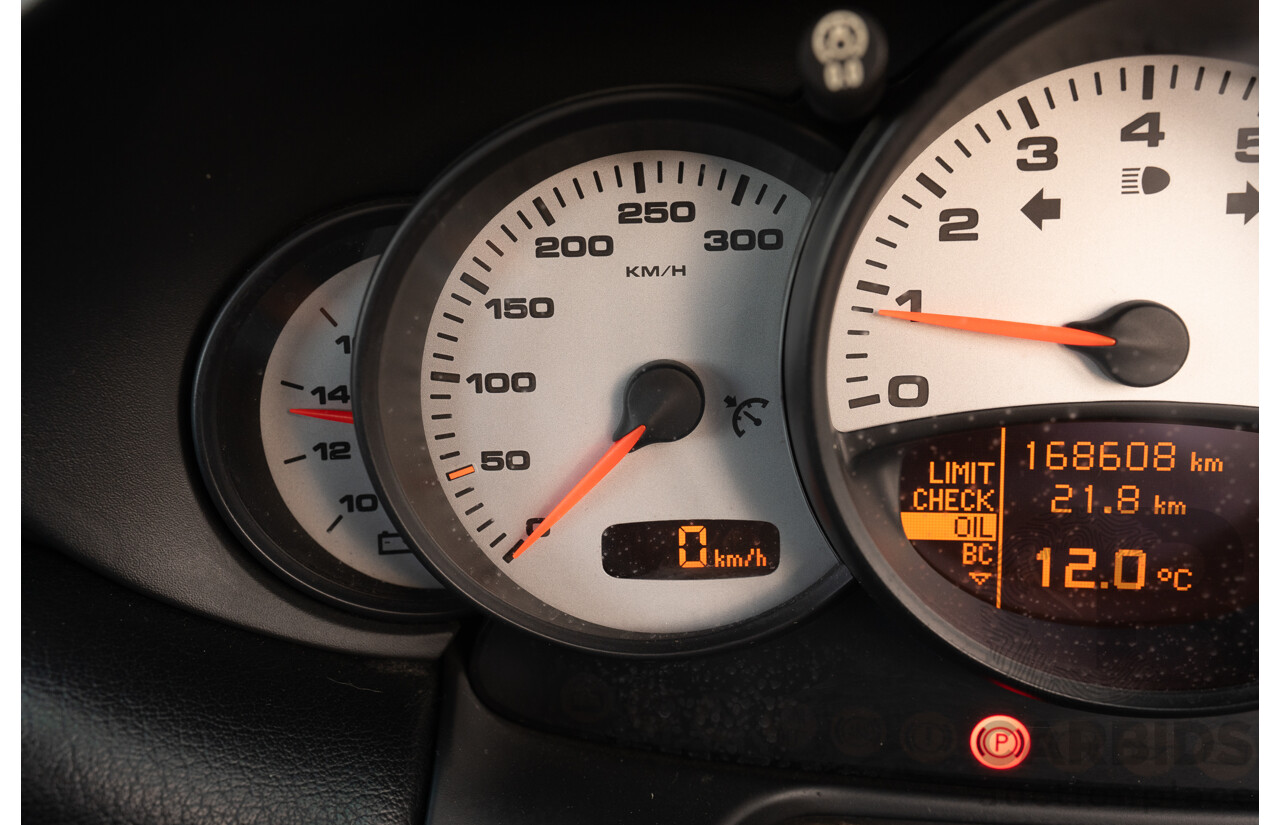 2/2003 Porsche 911 Carrera 996 2d Cabriolet Black 3.6L